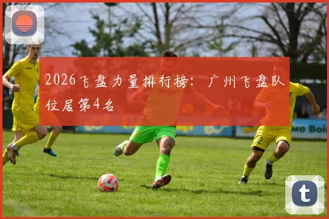 2026飞盘力量排行榜：广州飞盘队位居第4名